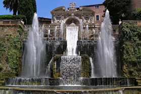 Villa d'Este en Tivoli Roma