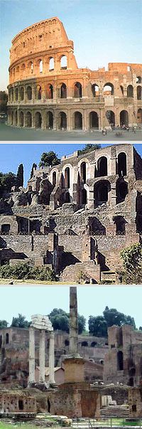 Colosseo, Palatino e Foro Romano
